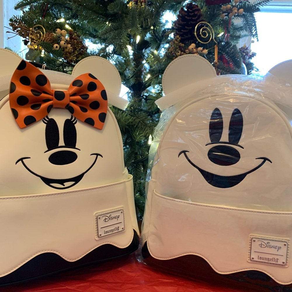 Loungefly Mickey and Minnie ghosts